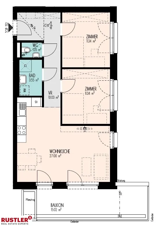 Wohnung – Graz, Murvorstadt, Gries - Ansicht 3