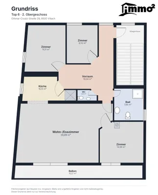 4-Zimmer-Wohnung mieten in Villach – 123,87 m², € 1.500 – Bild 13 von 13