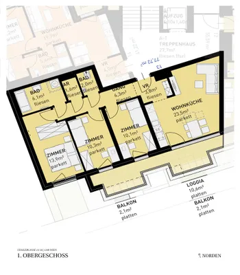 4-Zimmer-Wohnung kaufen in Wien – 77,6 m², € 567.500 – Bild 11 von 11