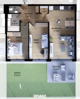 3-Zimmer-Wohnung kaufen in Wien – 68,95 m², € 449.000 – Bild 7 von 7