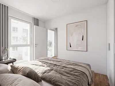 Helle 2-Zimmer-Neubauwohnung mit Westbalkon & großzügiger Wohnküche - perfekt für Singles & Paare – Bild 2