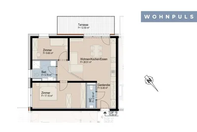 3-Zimmer-Wohnung kaufen in Innsbruck-Land – 70 m², € 545.400 – Bild 9 von 9