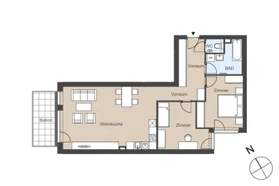 3-Zimmer-Wohnung kaufen in Wiener Neustadt Land – 83,97 m², € 299.500 – Bild 18 von 18