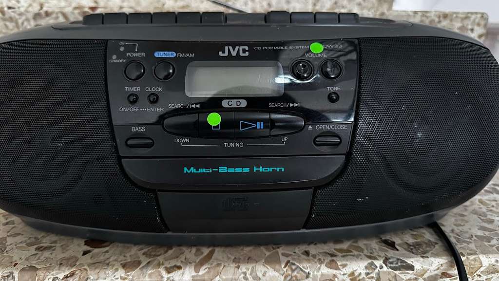 New vintage jvc cheapest portable cd player