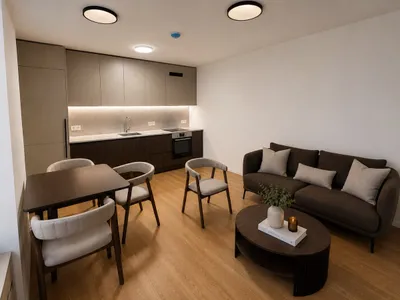 Exclusive 2-Zimmer-Wohnung mit Balkon, Erstbezug , Provisionsfrei VILLAGE IM DRITTEN