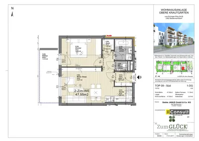 2-Zimmer-Wohnung mieten in Mödling – 47,55 m², € 925 – Bild 12 von 12