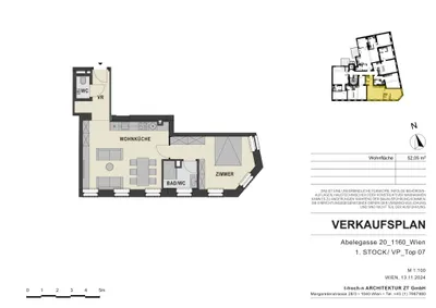 2-Zimmer-Wohnung kaufen in Wien – 51,77 m², € 310.000 – Bild 12 von 12