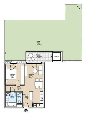 2-Zimmer-Wohnung kaufen in Bruck an der Leitha – 54 m², € 276.760 – Bild 16 von 16