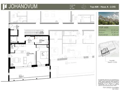 2-Zimmer-Wohnung kaufen in Sankt Johann im Pongau – 57,01 m², € 428.000 – Bild 4 von 4