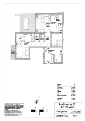 2-Zimmer-Wohnung mieten in Wien – 64,24 m², € 1.140 – Bild 12 von 12