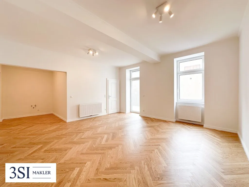 Balkonliebe inklusive - Top sanierte 3-Zimmer-Altbauwohnung gleich bei der U3 - Ansicht 2