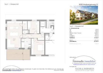 3-Zimmer-Wohnung kaufen in Salzburg Stadt – 80,22 m², € 850.000 – Bild 4 von 7
