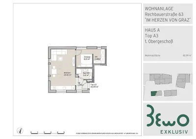 2-Zimmer-Wohnung kaufen in Graz – 40,99 m², € 272.000 – Bild 15 von 15
