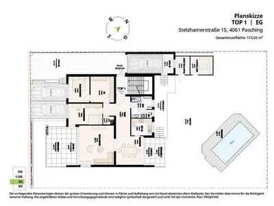 4-Zimmer-Wohnung kaufen in Linz Land – 114,38 m², € 439.000 – Bild 17 von 18