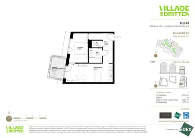 2-Zimmer-Wohnung kaufen in Wien – 47,58 m², € 382.000 – Bild 39 von 39