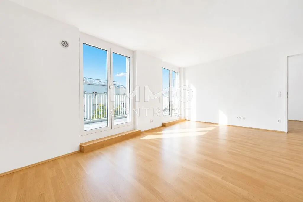 U1-Nähe mit Weitblick: Exklusive 2-Zimmer-Wohnung mit 14 m² Terrasse - Widok 2