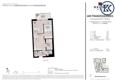 1-Zimmer-Wohnung kaufen in Wien – 42,99 m², € 293.500 – Bild 10 von 10