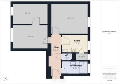 3-Zimmer-Wohnung kaufen in Eisenstadt – 61 m², € 140.000 – Bild 5 von 5