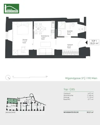 Immobilie kaufen in Wien – 35,21 m², € 245.000 – Bild 24 von 24