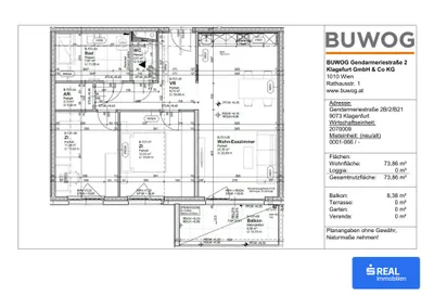 3-Zimmer-Wohnung kaufen in Klagenfurt – 73,86 m², € 389.900 – Bild 9 von 10