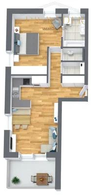 2-Zimmer-Wohnung kaufen in Feldkirchen – 54,9 m², € 255.000 – Bild 10 von 10
