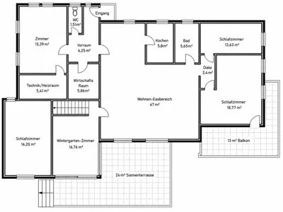 7-Zimmer-Haus kaufen in Freistadt – 187 m², € 297.000 – Bild 46 von 48
