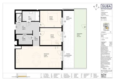 3-Zimmer-Wohnung mieten in Korneuburg – 81,52 m², € 1.299 – Bild 16 von 16