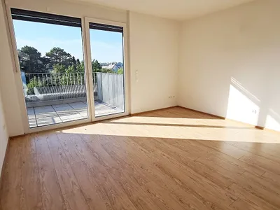 GRÜNBLICK, RUHELAGE, 58 m2 Neubau mit 18 m2 Balkon, Wohnküche, 2 Zimmer, Wannenbad, 2. Liftstock, Lavendelweg – Bild 2