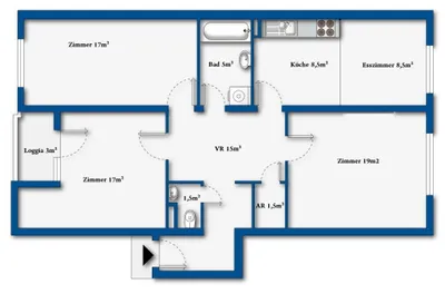 4-Zimmer-Wohnung mieten in Wien – 95 m², € 1.703 – Bild 1 von 17