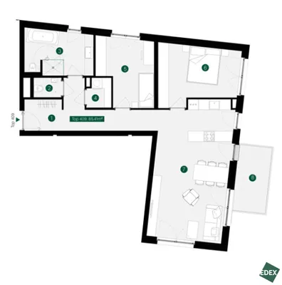 3-Zimmer-Wohnung mieten in Tulln – 85 m², € 1.599 – Bild 22 von 22