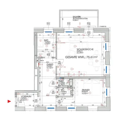 2-Zimmer-Wohnung mieten in Hartberg-Fürstenfeld – 76 m², € 824 – Bild 9 von 9