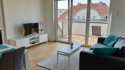 Helle Neubau 2-Zimmer Wohnung mit großem Balkon - U1/ Donauzentrum – Bild 3