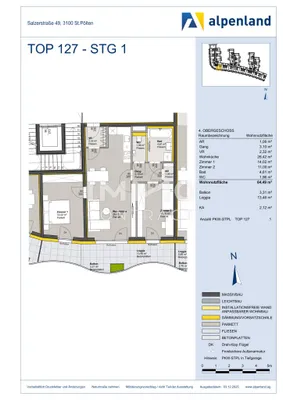 3-Zimmer-Wohnung mieten in Sankt Pölten – 64,49 m², € 815 – Bild 17 von 17