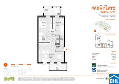 Immobilie kaufen in Wien – 68,65 m², € 563.000 – Bild 7 von 7