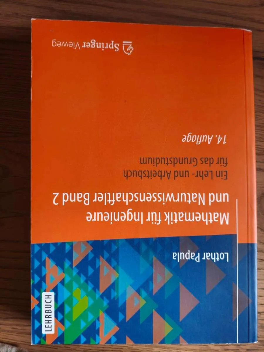 Mathematik Für Ingenieure Und Naturwissenschaftler Band 1 – Lehr- Und Arbeitsbuch Für Das Grundstudium