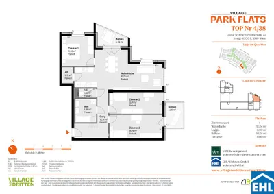4-Zimmer-Wohnung kaufen in Wien – 91,64 m², € 815.000 – Bild 12 von 12