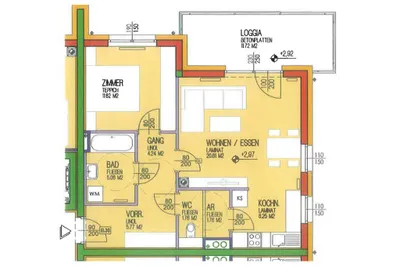 2-Zimmer-Wohnung mieten in Neunkirchen – 57,07 m², € 770 – Bild 8 von 12