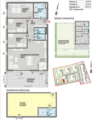 4-Zimmer-Wohnung kaufen in Klagenfurt – 91,9 m², € 558.800 – Bild 11 von 11