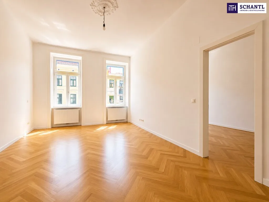 Altbau zum Verlieben - Fischgrätparkett, Stuck & Lift in wunderschönem Gründerzeithaus - Jetzt entdecken! - Ansicht 3