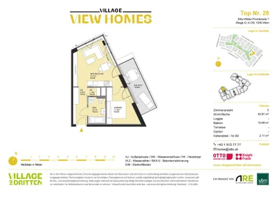 2-Zimmer-Wohnung mieten in Wien – 43,26 m², € 1.095 – Bild 15 von 15