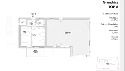 2-Zimmer-Wohnung kaufen in Graz – 41,07 m², € 276.101 – Bild 4 von 4