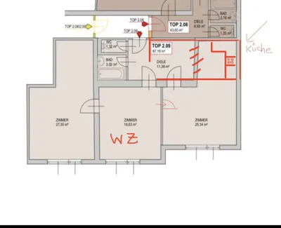 3-Zimmer-Wohnung mieten in Wien – 84,57 m², € 1.461 – Bild 12 von 12