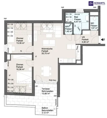 3-Zimmer-Wohnung kaufen in Wien – 80,18 m², € 494.595 – Bild 12 von 12