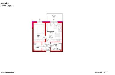 2-Zimmer-Wohnung mieten in Sankt Pölten – 51,24 m², € 723 – Bild 3 von 12