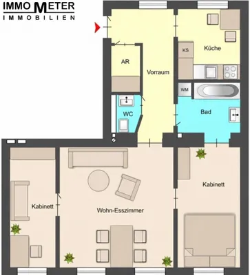 3-Zimmer-Wohnung kaufen in Wien – 61 m², € 219.000 – Bild 11 von 11