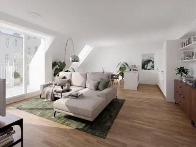 Familientraum - Lichtdurchflutete 4-Zimmer-Dachgeschosswohnung mit Freifläche in U-Bahnnähe | 1120 Wien