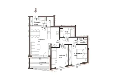 3-Zimmer-Wohnung kaufen in Vöcklabruck – 70,86 m², € 520.047 – Bild 9 von 12