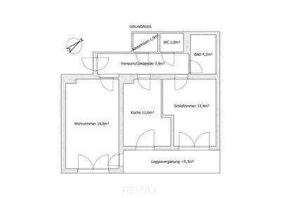2-Zimmer-Wohnung kaufen in Bruck-Mürzzuschlag – 60,6 m², € 69.000 – Bild 18 von 18