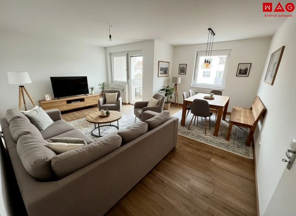 Schöne und sanierte 3-Zimmer-Wohnung mit Loggia! - Ansicht 3