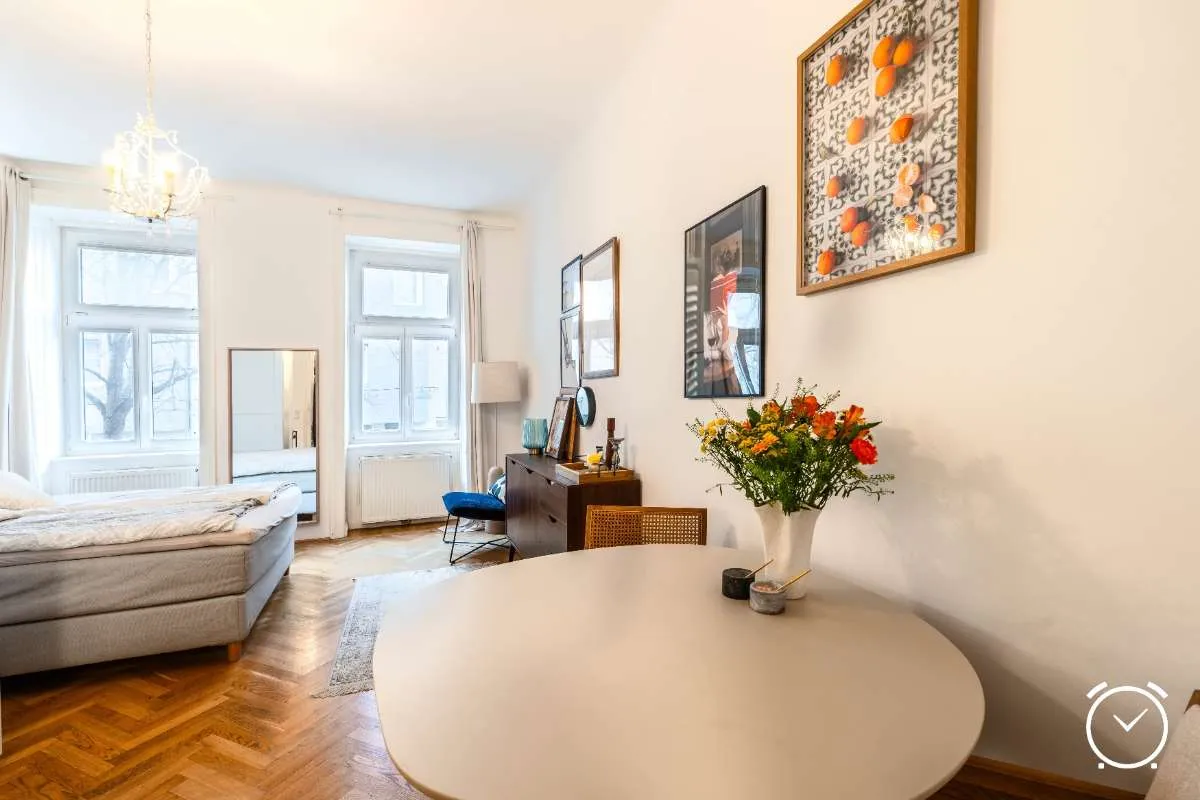 All-Inclusive Kurzzeitmiete: Voll ausgestattete 1-Zimmer-Wohnung nahe Mariahilferstraße – pohled 3